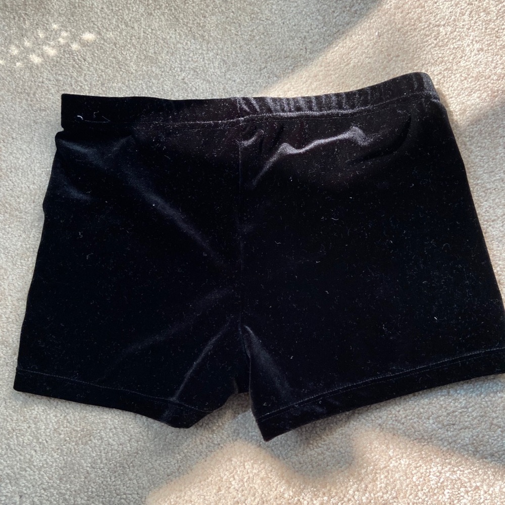 Kids Dance/gymnastics/cheer velvet shorts